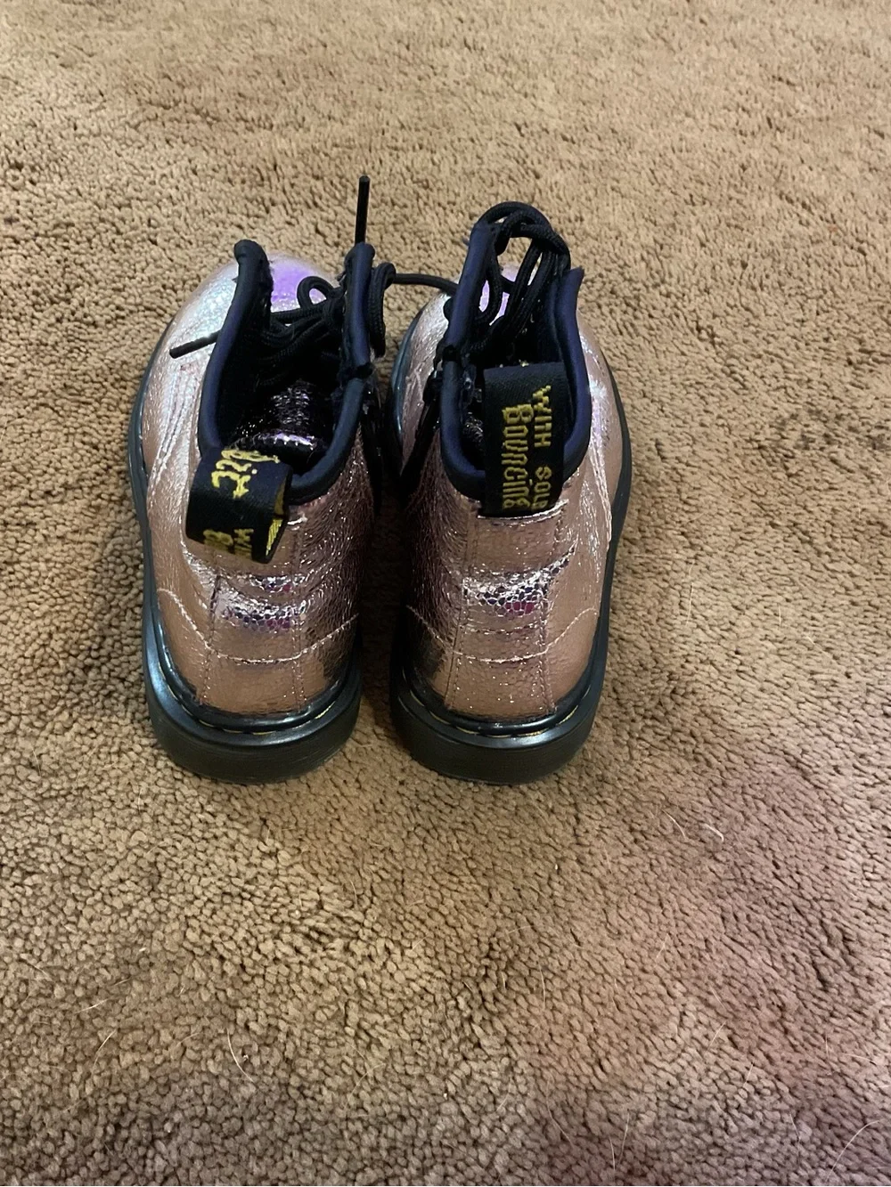 Dr. Martens Glitter AirWair Boots Size 9